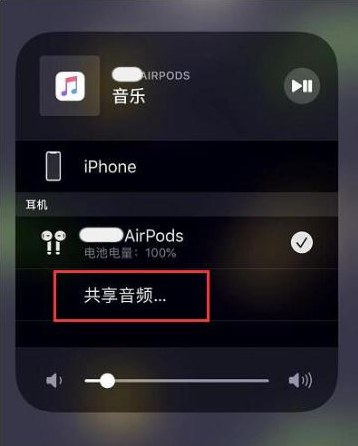 中兴镇苹果14音频维修点分享iPhone14音频共享设置方法 