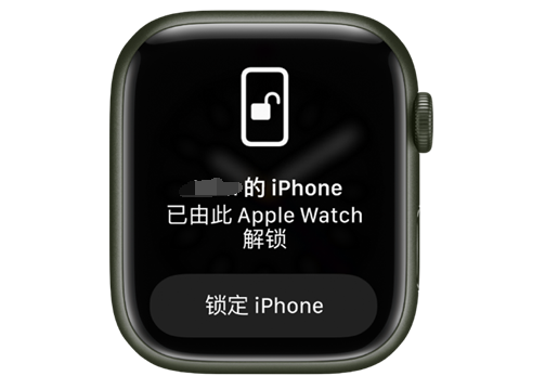 中兴镇苹果手机维修分享用 AppleWatch 解锁配备面容 ID 的 iPhone方法 