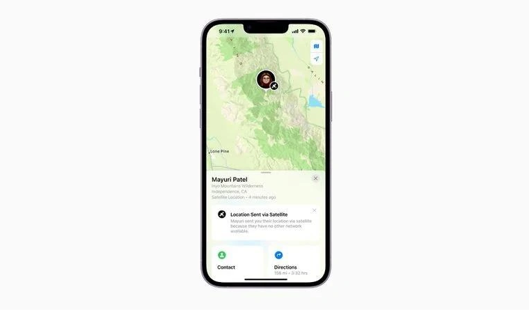 中兴镇苹果14维修分享iPhone14系列中 FindMy功能通过卫星分享位置方法教程 