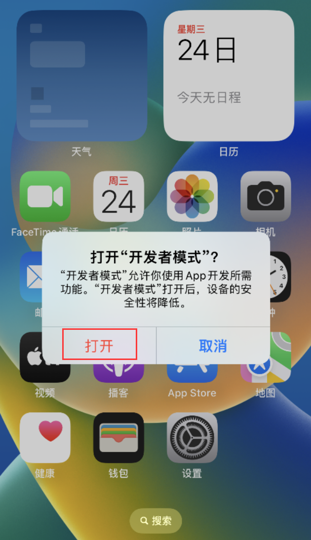 中兴镇苹果手机维修分享如何打开开发者模式 