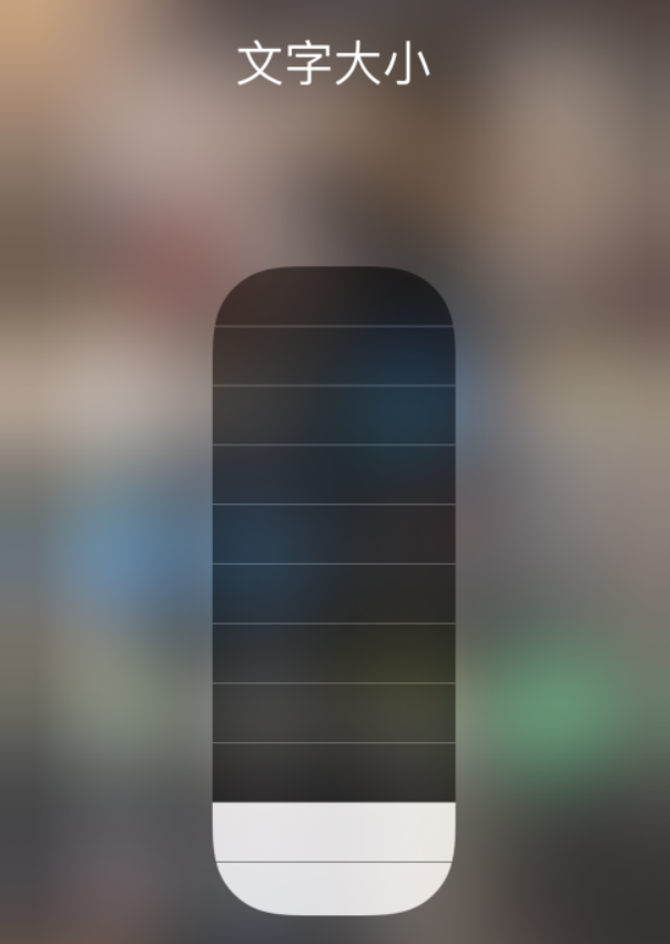 中兴镇苹果手机维修分享小技巧：在 iPhone 控制中心快速调节字体大小 