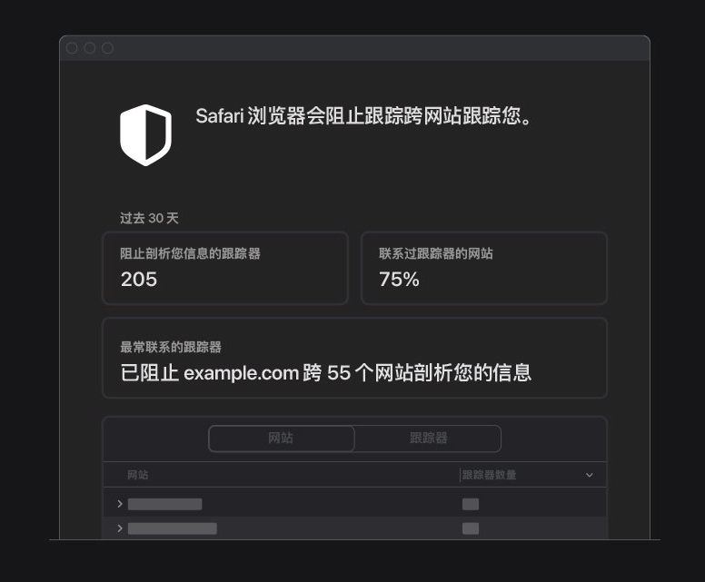 中兴镇苹果手机维修分享如何在 Safari 浏览器中查看和打开隐私报告 
